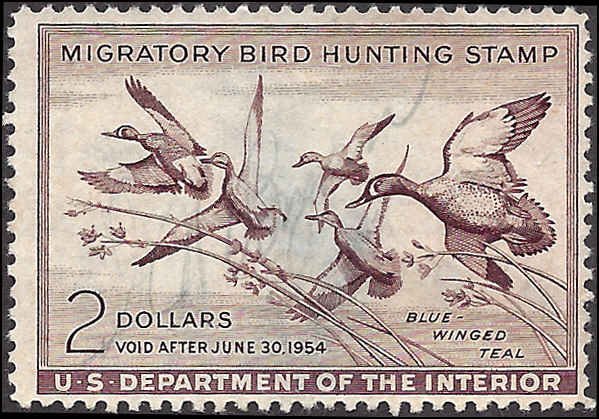 RW20 Used... Federal Duck Stamp... SCV $15.00