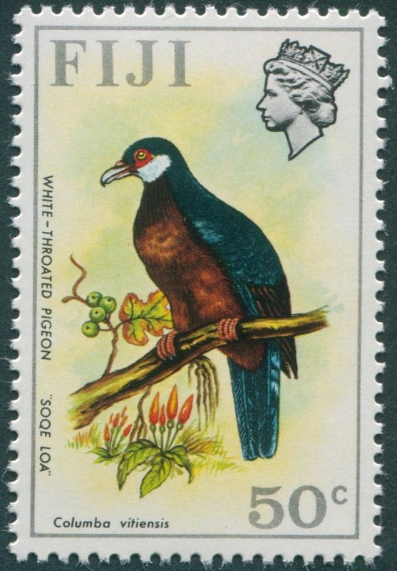 Fiji 1971 50c White-throated Pigeon SG448 MNH