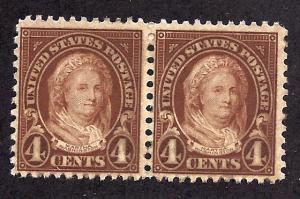 636 Mint,NG... Pair... SCV $3.80