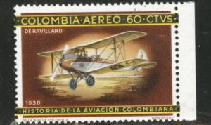 Colombia  Scott C475 MNH** bi-plane airmail stamp