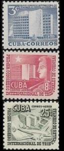 Cuba 1953 Scotts #512,C090-C91 F-VF Board of Accounts Bldg, Havana