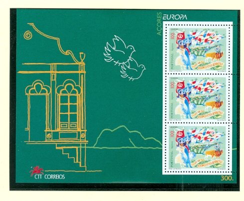 PORTUGAL AZORES EUROPA 1993-94/98 ..(2)SETS & (3)SOUV. SHEETS MNH $23.00