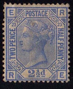 Great Britain 1880 QV PL 23 SG 157 MNG