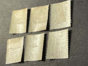 GAMBIA # 20-26-MINT/HINGED----PART SET----1898