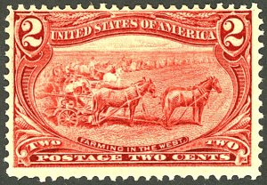 U.S. #286 MINT PARTIAL OG NH 