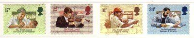 Great Britain Sc 1067-70 1984 British Council stamp set mint NH