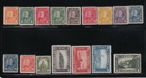 Canada Scott # 162 - 177 Set mint VF OG previously hinged cv $ 500 ! see pic !