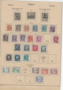 Belgium Stamps on 2 Pages Ref: R6872