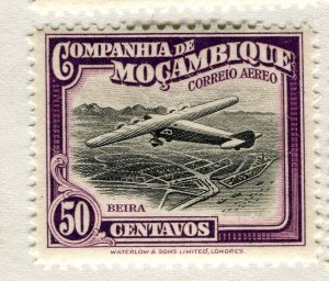 MOCAMBIQUE COMPANY; 1935 early Airmail Planes issue Mint hinged 50c. value