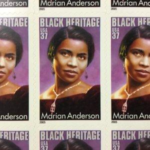 3896    Marion Anderson Singer    MNH  37¢ sheet of 20    Issued in 2005