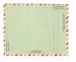 ETHIOPIA Postal Stationery AIR LETTER 25c Unused{samwells-covers}MA127