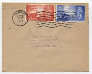 1948 Guernsey cover #269-70 Channel Islands liberation FDC [6521.46]