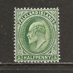 Falkland Islands Scott catalog # 22 Unused Hinged