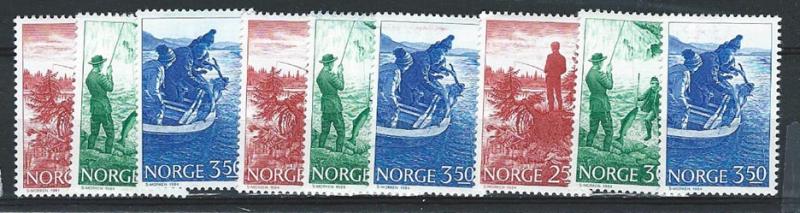 Wholesale lot. Norway 836-838 x3 each (NH)