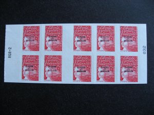 France overprinted St Pierre & Miquelon MNH booklet Sc 664a