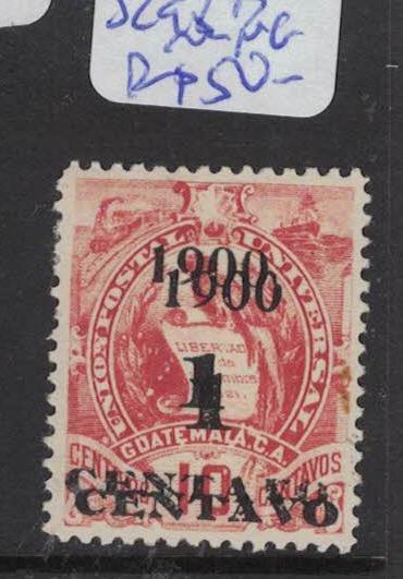 Guatemala SC 98a Double Surcharge MNG (4dqn)