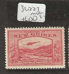 NEW GUINEA SG224  AIRPLANE   AIR MAIL   10/-      MOG   P0124H