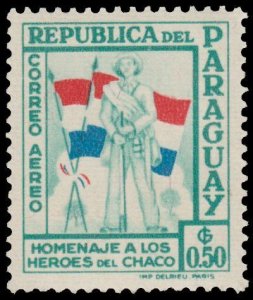 PARAGUAY 1957 SCOTT # C237. U/H