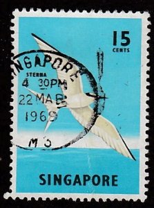 Singapore # 76, Birds -  Black-Naped Tern, Used