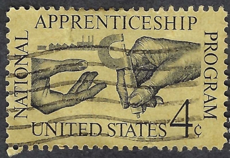 United States #1201 4¢ Apprenticeship (1962). Used.