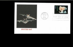 2002 First day Cover American Bats Austin TX