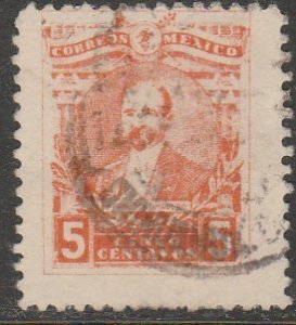 MEXICO 510 5¢ Pres. FRANCISCO I. MADERO.USED. VF. (1207)