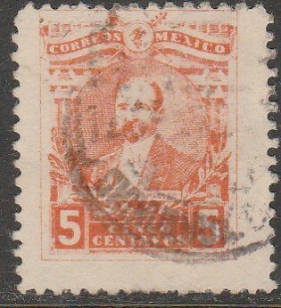 MEXICO 510 5¢ Pres. FRANCISCO I. MADERO.USED. VF. (1207)