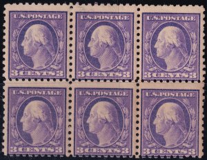 #426 Mint NH, Fine+, Block of 6 (CV $210) (CV $35 - ID45602) - Joseph Luft