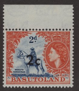 Mint Never Hinged SC63 SG60 2c on 2d Selvedge at top