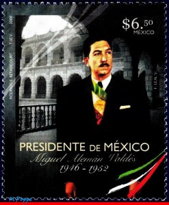 2574 MEXICO 2008 MIGUEL ALEMAN VALDES, PRESIDENT, CELEBRITIES, POLITICIAN, MNH