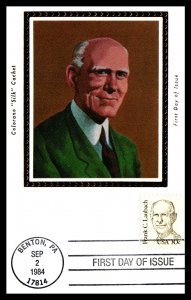 US 1864 Frank Laubach Colorano U/A Maxi Card FDC