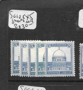 PALESTINE   (P1404B)  15M  SG 1078X5 SHADES  MOG