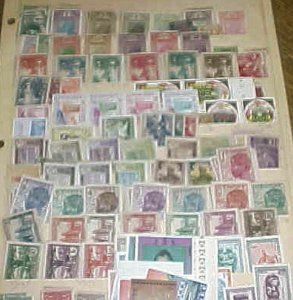 IVORY COAST 50 DIFF. STAMPS & GUINEE 50 DIFF.  MINT MOSTLY LIGHT HINGED  