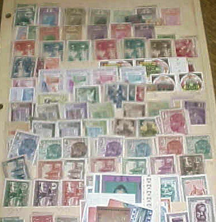 IVORY COAST 50 DIFF. STAMPS & GUINEE 50 DIFF.  MINT MOSTLY LIGHT HINGED  