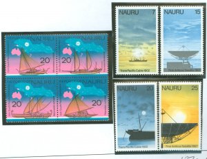 Nauru #127a/152-155 Mint (NH) Single (Complete Set)