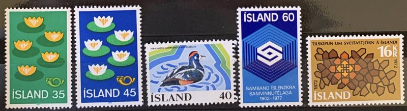 Iceland various MNH