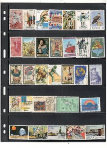 SPAIN COLLECTION ON STOCK SHEET MINT/USED