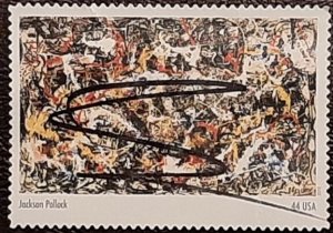 US Scott # 4444d; used 44c Abstract Expessionists, 2010; VF/XF; off paper