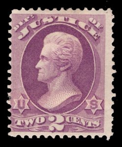 MOMEN: US STAMPS #O26 OFFICIAL MINT OG H $310 LOT #83906*