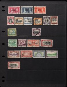 COOK ISLANDS 1937-61 KGVI Used Collection. SG cat £130.