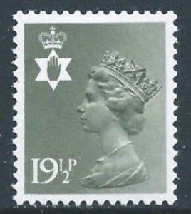 Great Britain-No. Ireland #NIMH37 NH 19 1/2p Queen Elizabeth - Type I