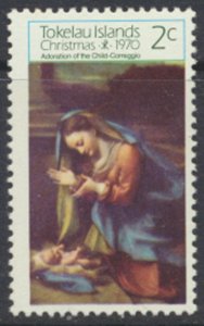 Tokelau Islands  SC# 21  MNH Christmas 1970 see details & scans    