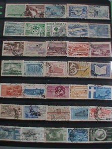 ​BRAZIL STAMPS:35 DIFFERENT OLDIE BRAZIL USED STAMPS #BR-N HIGH CATALOG VALUE