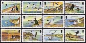 Isle of Man 224-235 short set,MNH.Michel 220-231. Marine Birds,1983.