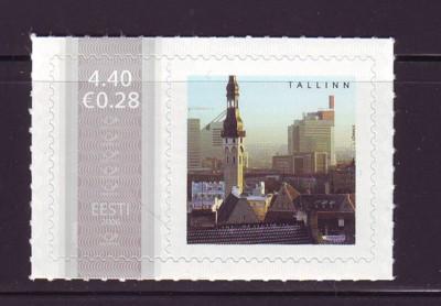Estonia Sc 546 2006 Posthorns Tallinn stamp NH