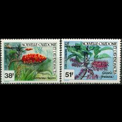 NEW CALEDONIA 1981 - Scott# C170-1 Flowers Set of 2 NH