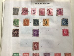 New Zealand mounted mint & used stamps A6367