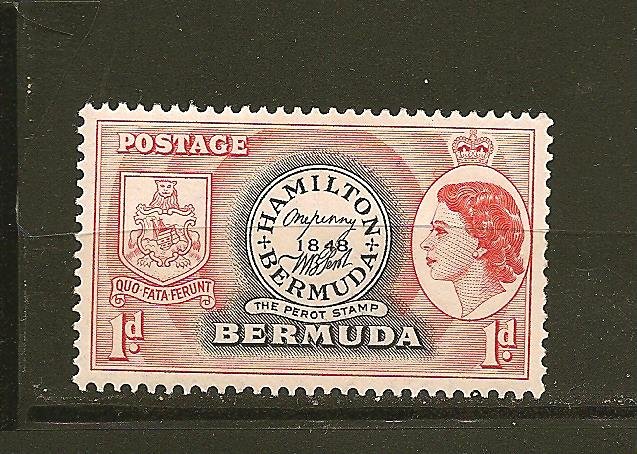 Bermuda 144 First Stamp Mint Hinged