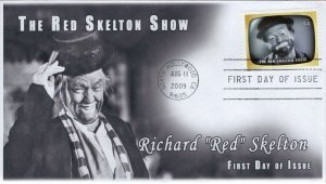 AO-4414c-3, 2009, Early TV Memories, FDC, Add-on Cachet, Standard Postmark, The