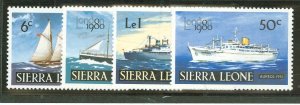 Sierra Leone #481-4 Mint (NH) Single (Complete Set)